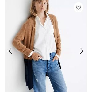 Madewell Kent color block cardigan